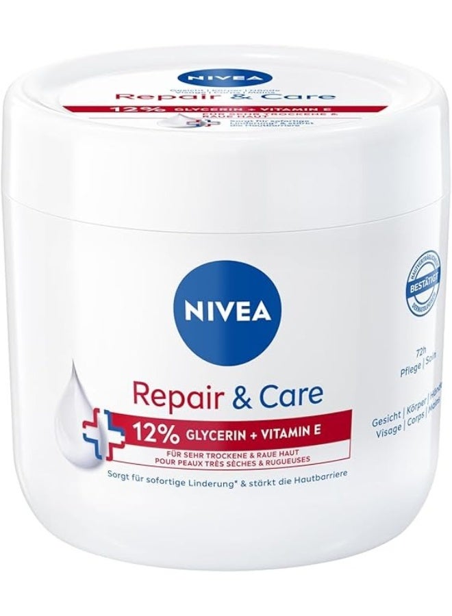 Nivea Repair & Care 12% Glycerin + Vitamin E 400 ml - Image 1
